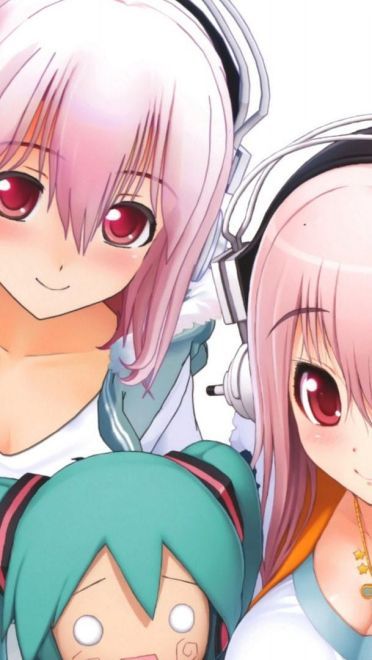 棉花糖女孩 超级索尼子 动漫电脑壁纸下载(1)