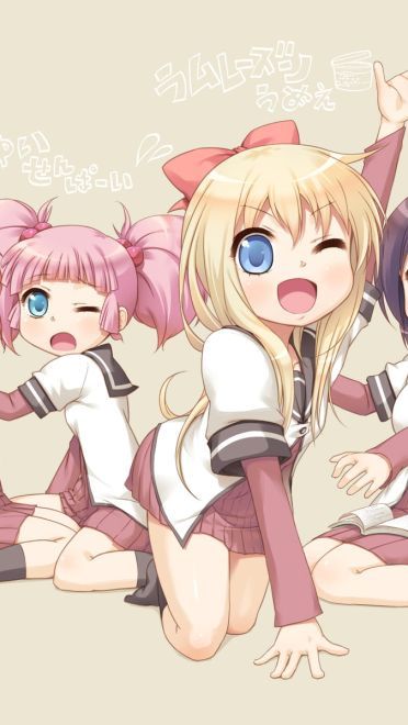 萝莉万岁！摇曳百合 动漫电脑壁纸下载