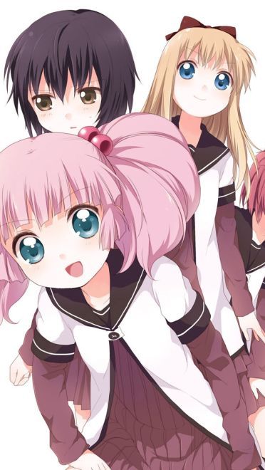 萝莉万岁！摇曳百合 动漫电脑壁纸下载