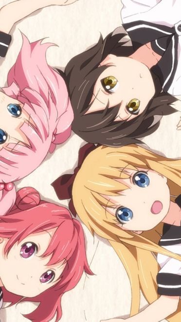 萝莉万岁！摇曳百合 动漫电脑壁纸下载