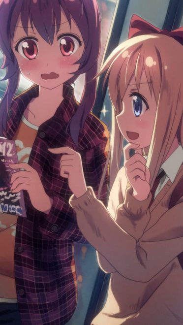 萝莉万岁！摇曳百合 动漫电脑壁纸下载