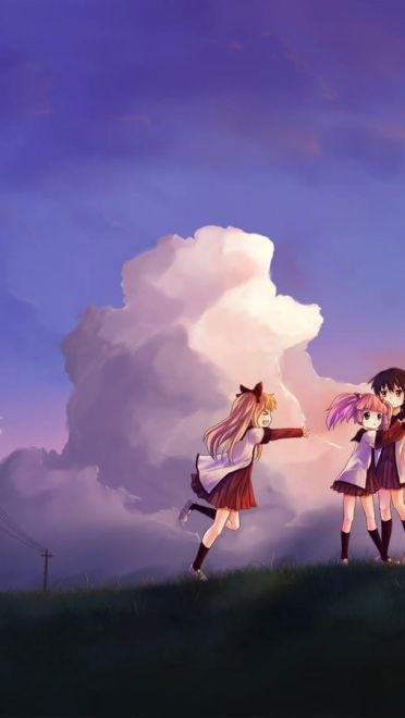 萝莉万岁！摇曳百合 动漫电脑壁纸下载