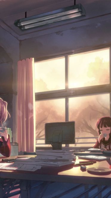 萝莉万岁！摇曳百合 动漫电脑壁纸下载