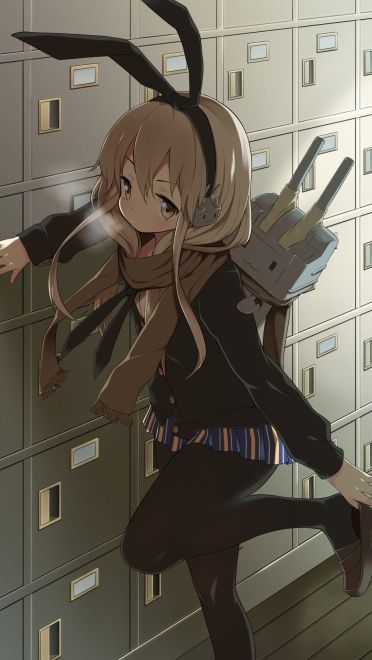 舰队collection 岛风酱 动漫手机壁纸下载