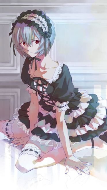 臣服在黑色裙摆下 哥特萝莉 动漫手机壁纸下载(1)