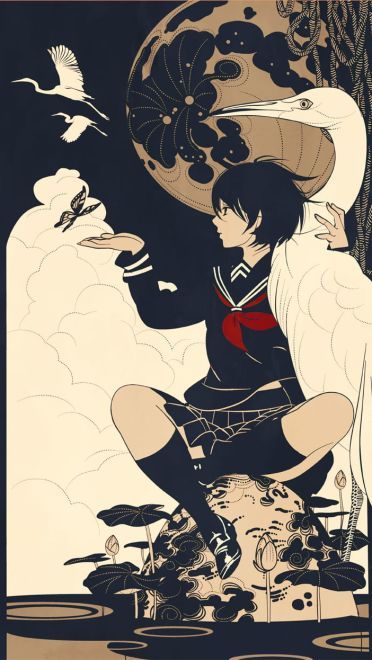 拜倒在制服裙下 水手服少女手机壁纸下载