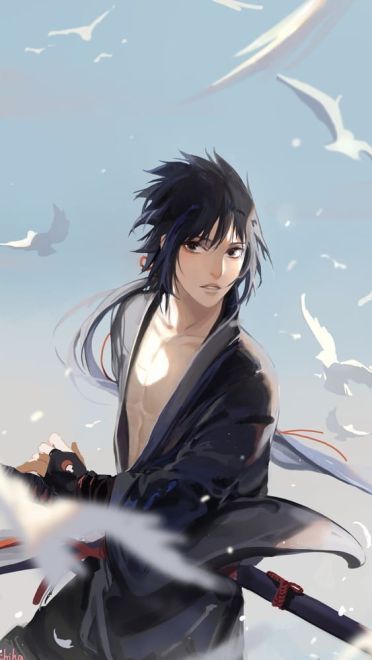 外冷内热宇智波佐助 火影忍者 手机壁纸