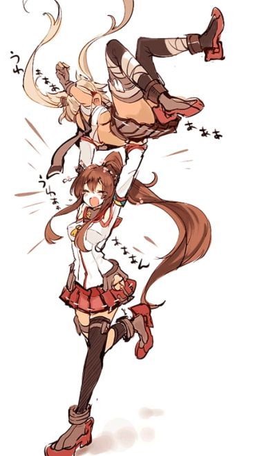 舰队collection 撑伞的小姐姐 大和 舰娘手机壁纸下载