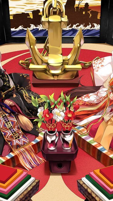 舰队collection 撑伞的小姐姐 大和 舰娘手机壁纸下载