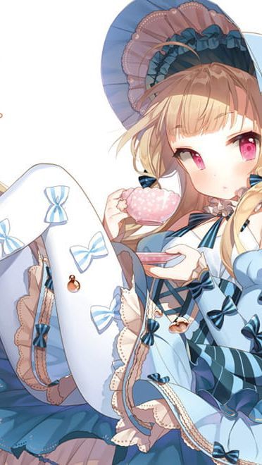 白丝萌女 动漫电脑壁纸下载