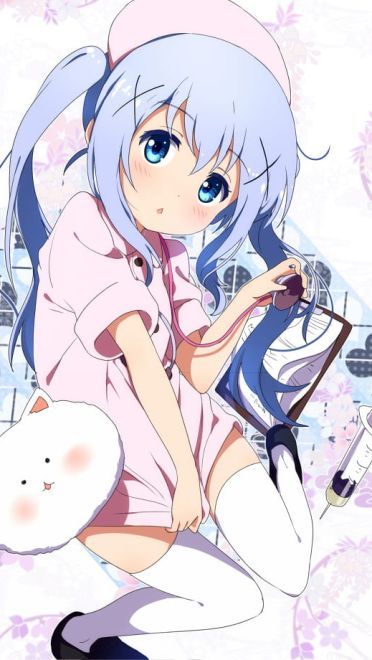 护士服动漫美少女 动漫手机壁纸下载