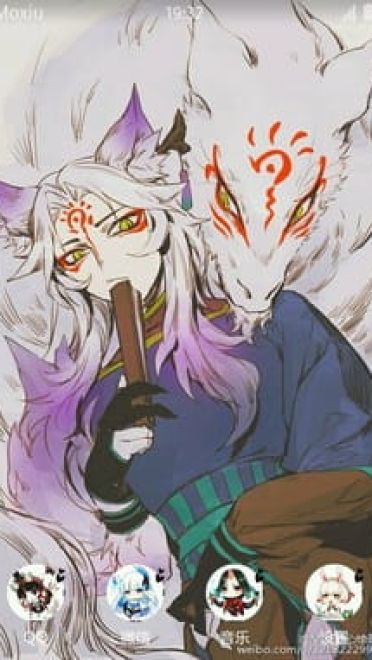 网易手游阴阳师 sr式神 妖狐 安卓手机主题下载