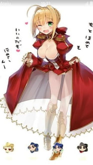 Fate/grand order 红saber尼禄 安卓手机主题下载