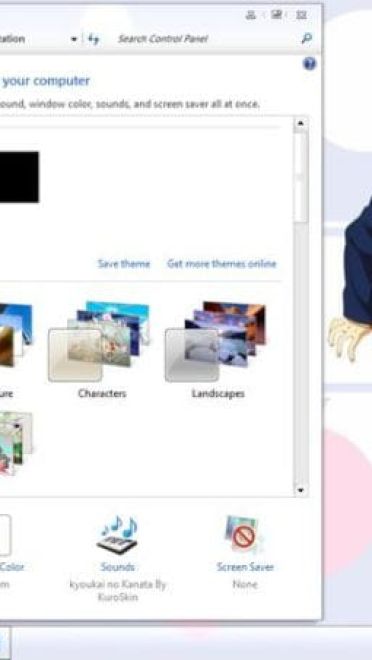 另一头世界 境界的彼方 win7主题