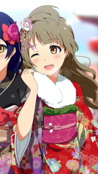 华丽丽的振袖 和服少女电脑壁纸(1)