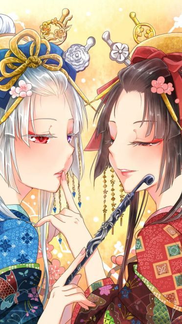 华丽丽的振袖 和服少女电脑壁纸(1)