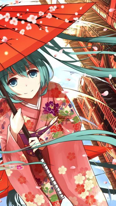 华丽丽的振袖 和服少女电脑壁纸(1)