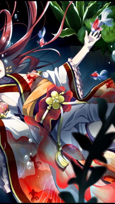 华丽丽的振袖 和服少女电脑壁纸(1)