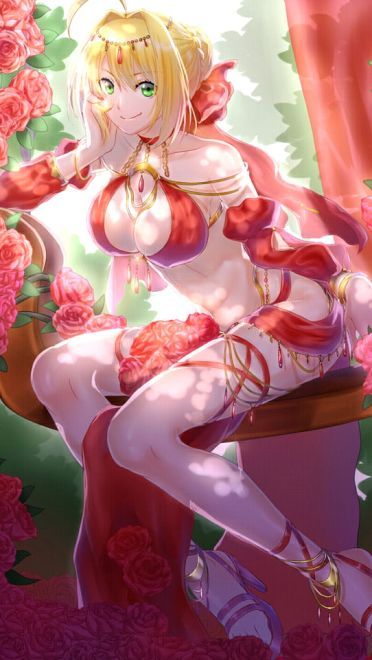 Fate 尼禄手机壁纸 红色魅惑席卷而来