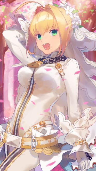 Fate 尼禄手机壁纸 红色魅惑席卷而来