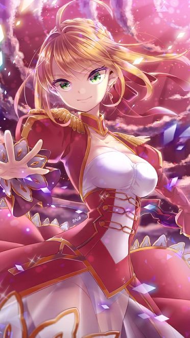Fate 尼禄手机壁纸 红色魅惑席卷而来