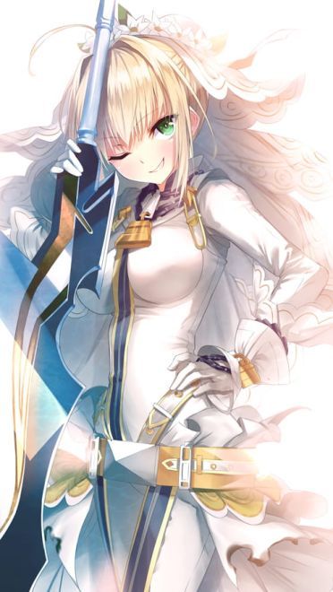 Fate 尼禄手机壁纸 红色魅惑席卷而来