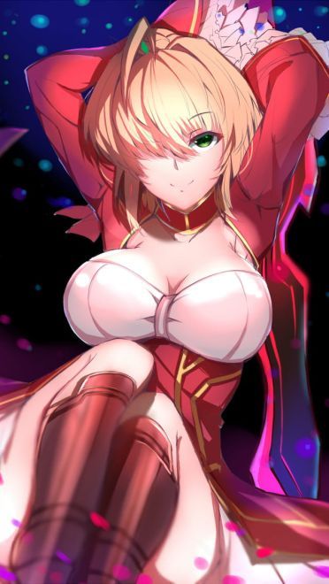 Fate 尼禄手机壁纸 红色魅惑席卷而来