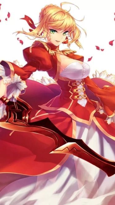 Fate 尼禄手机壁纸 红色魅惑席卷而来