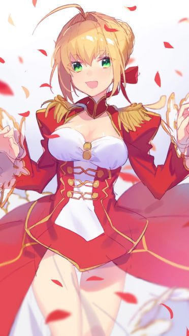 Fate 尼禄手机壁纸 红色魅惑席卷而来