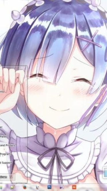 清新的蕾姆老婆 从零开始 win7主题