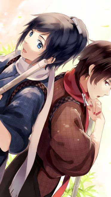 刀剑乱舞 冲田组cp手机壁纸精选