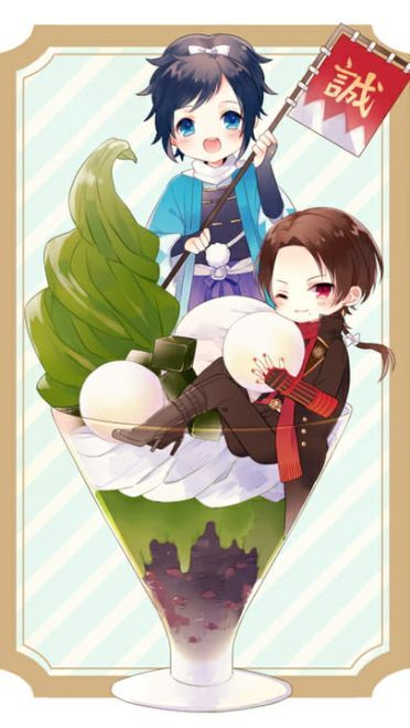 刀剑乱舞 冲田组cp手机壁纸精选