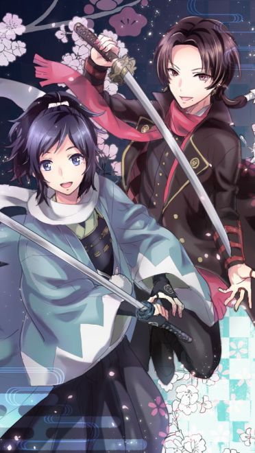 刀剑乱舞 冲田组cp手机壁纸精选