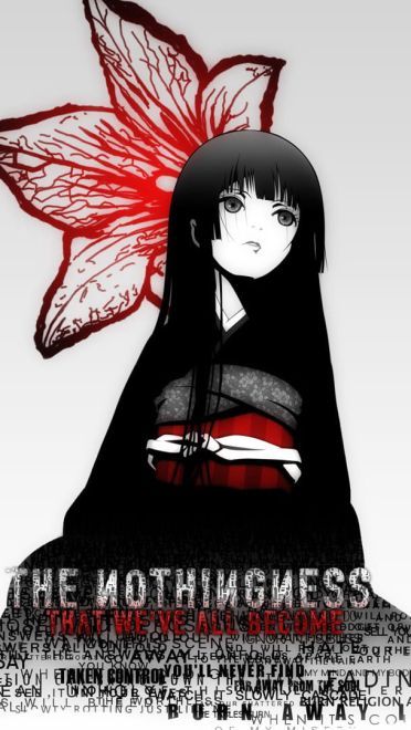 地狱少女阎魔爱 动漫少女电脑壁纸下载