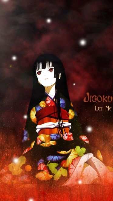 地狱少女阎魔爱 动漫少女电脑壁纸下载