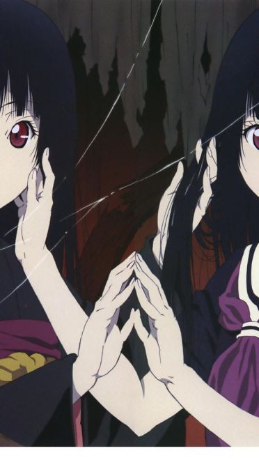 地狱少女阎魔爱 动漫少女电脑壁纸下载