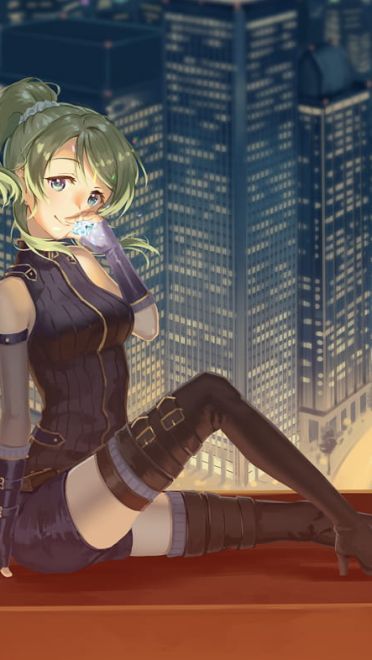 黄昏将至夜幕降临 唯美夜色电脑桌面壁纸