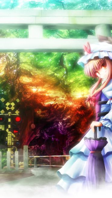 优雅的绽放，墨染樱花 东方壁纸下载(1)