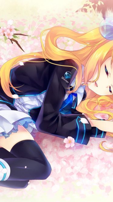 微软娘 Silverlight 蓝泽光  动漫高清电脑壁纸下载