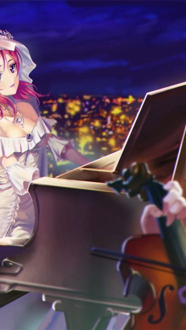 两个女孩子也是可以结婚 百合电脑壁纸下载(1)