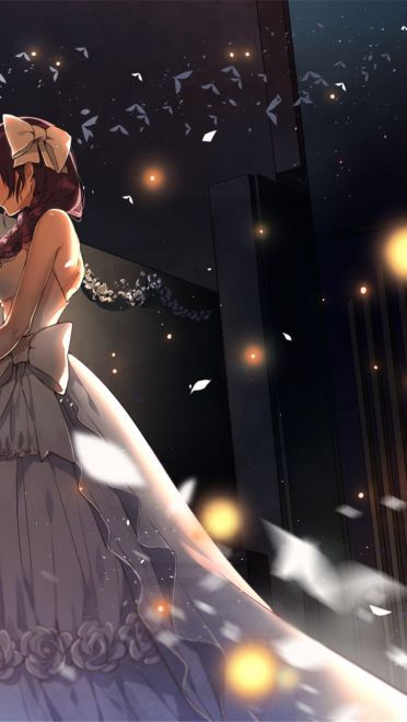 两个女孩子也是可以结婚 百合电脑壁纸下载(1)