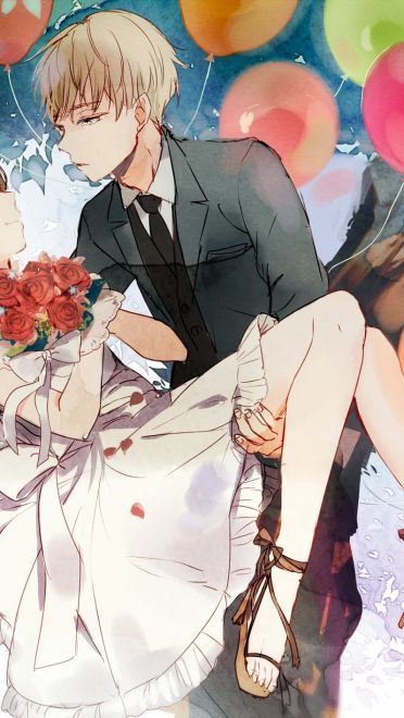 两个女孩子也是可以结婚 百合电脑壁纸下载(1)