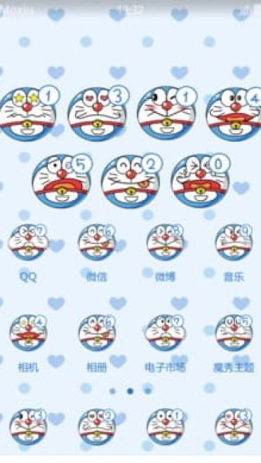 强迫症慎用 哆啦A梦 安卓手机主题下载