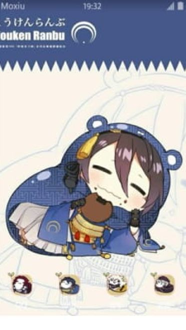 刀剑乱舞 三日月宗近 安卓手机主题下载