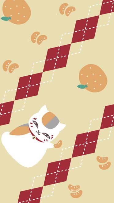 夏目友人帐喵喵猫老师 手机壁纸图集下载