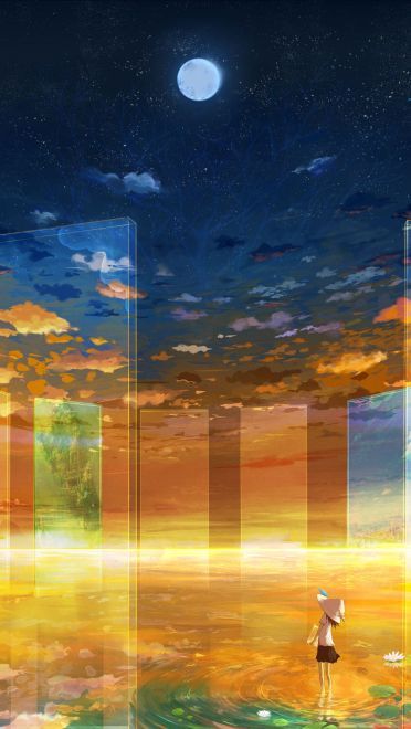 用心感受的美景 全景风景动漫壁纸(1)