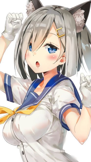 舰队Collection 舰娘滨风 动漫手机壁纸下载