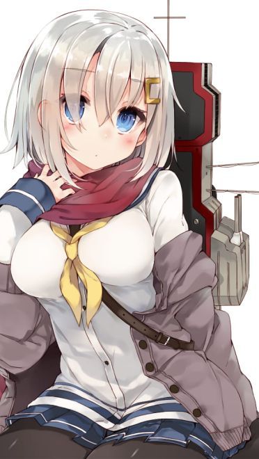 舰队Collection 舰娘滨风 动漫手机壁纸下载