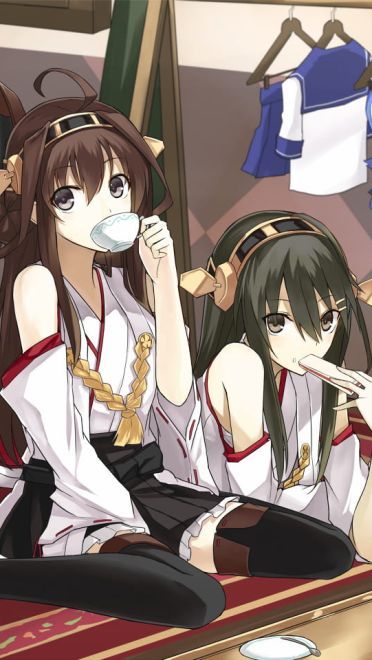 舰队Collection 舰娘金刚 动漫手机壁纸下载