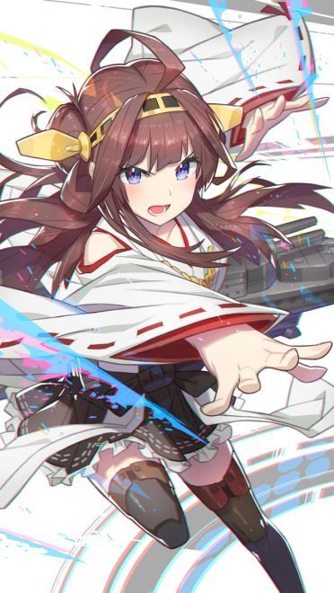 舰队Collection 舰娘金刚 动漫手机壁纸下载